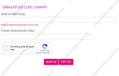 Có thể bạn chưa biết Điều kiện đăng ký gói Fhappy VinaPhone