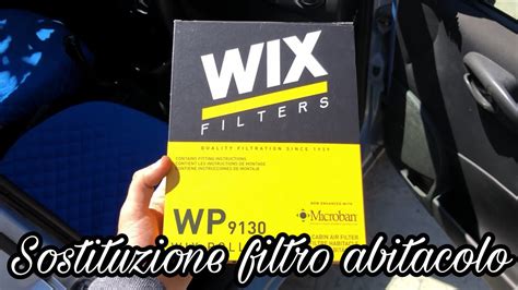 Sostituzione Filtro Abitacolo Su Fiat Punto Serie Youtube