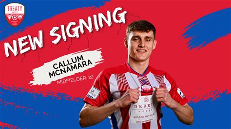 Treaty United Fc Callum Mcnamara Signs Treaty United Fc