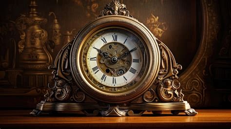 Premium AI Image | Clock background HD 8K wallpaper Stock Photographic ...