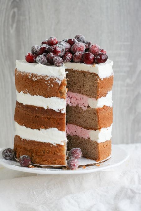 Cranberry Spice Naked Cake Clockwork Lemon