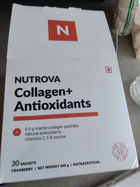 Nutrova Collagenantioxidants Collagen Supplement For Skin