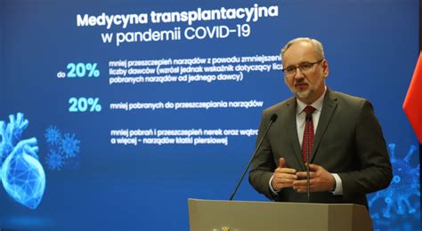 Minister Niedzielski zapowiada odbudowę transplantologii W 10 lat