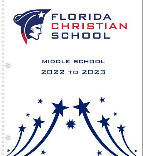 Middle School Planner | Florida Christian School