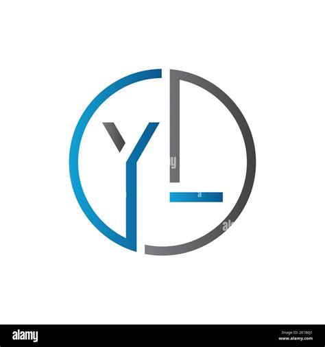 Plantilla De Vector De Diseño De Logotipo De Yl Ilustración Del Vector Yl De La Letra Del