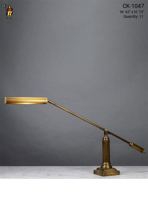 Large Brass Desk Lamp | Desk Lamps | Collection | City Knickerbocker | Lighting Rentals