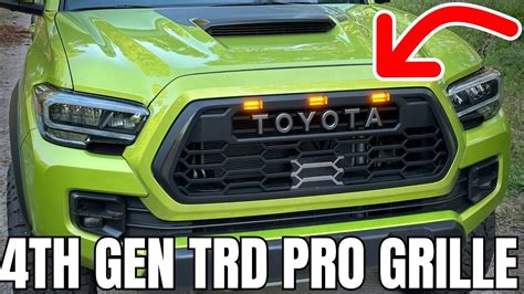 Introducing The Newest Tacoma Trd Pro Grille Youtube