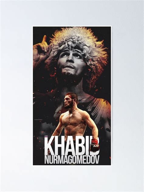 Khabib Nurmagomedov Poster For Sale By Gadhinghenry Redbubble