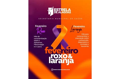 Fevereiro Roxo E Laranja Prefeitura De Estrela De Alagoas AL