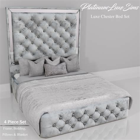 PlatinumLuxeSims Luxe Chester Bed Set So Here Is Our Chester