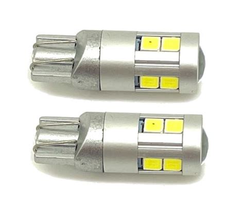 9W LED Canbus Error Free 501 Sidelight Parking Bulbs Xenon White For