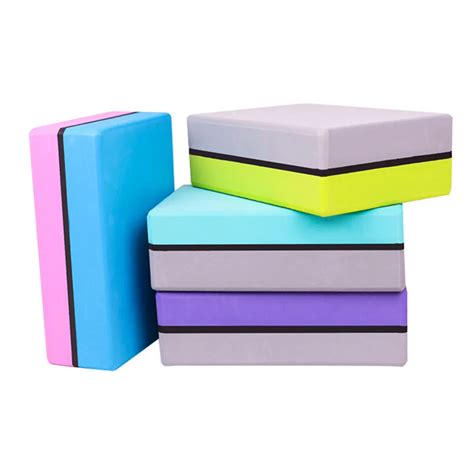 Multi Color Eva Yoga Pilates Block Brick Sports Exercise Gym Foam