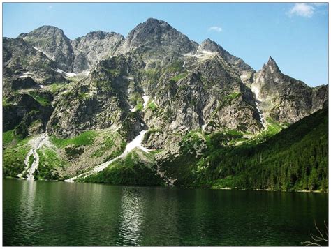 Morskie Oko Mi Guszowieckie Szczyty Mnich Landscape Nature