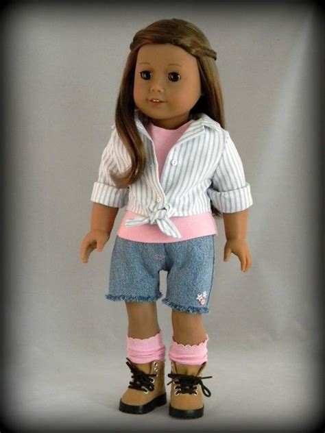 Hiking Play Shorts Outfit For 18 American Girl Doll By Bringingjoy 28