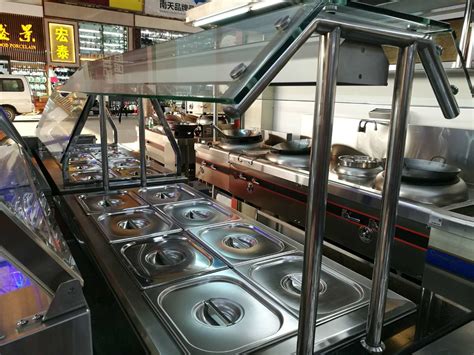 Marble Stainless Steel Catering Equipment Hot Food Unit Standing Bain