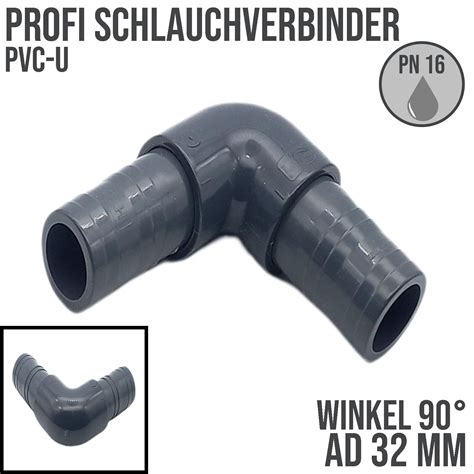 Schlauch T Lle Verbinder Klebe Stutzen Winkel Pvc Pp Abs