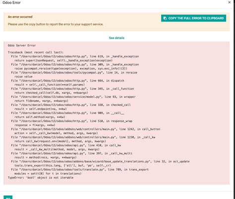 How To Hide Python Traceback In Odoo Stack Overflow