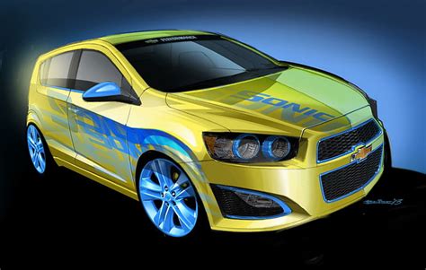 Chevrolet Sonic Z Spec Concept Sema Chevy Performance Sonicrs