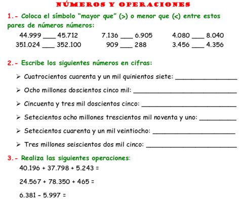 Cuaderno De Ejercicios De Matematicas Para Quinto Grado De Primaria