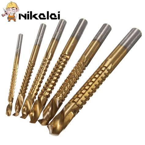 New Pcs Set Mm Titanium Coated Hss Drill Bit Saw Carpenter