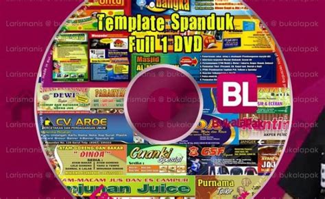 Jual Template Desain Spanduk Atau Banner Siap Edit Format Cdr Isi 500