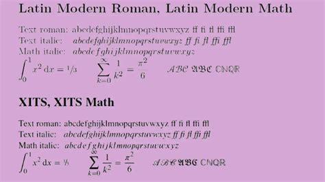 Math Font Latex: Cracking The Mathematical Style