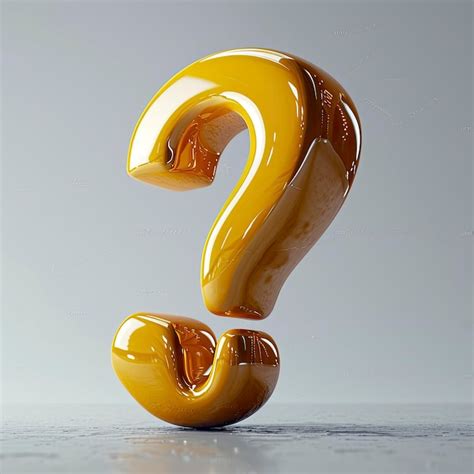 Realistic D Yellow Question Mark Background Images Hd Wallpapers