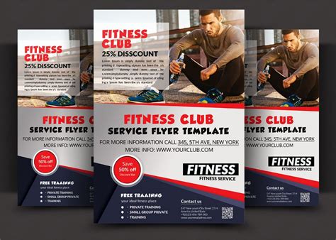 20 Fitness Flyer Template Psd For Fitness Center Graphic Cloud