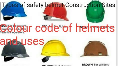 Safety Helmets Colours Colour Code Of Safety Helmets Which One Is