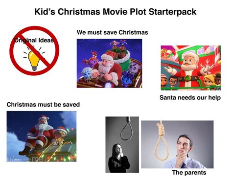 Kids Christmas Movie Plot Starter Pack Starterpacks