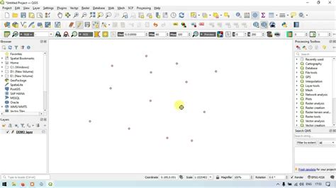 How To Create Point Layer And Add Points Qgis Basics Youtube