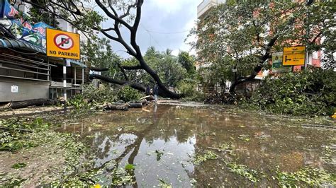 Cyclone Mandous Crosses Tn Coast Triggering Heavy Downpour Gusty