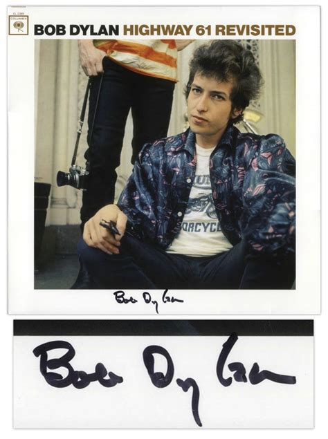 Buy A Bob Dylan Autograph On A Classic Lp Direct From Bob Dylan Himself