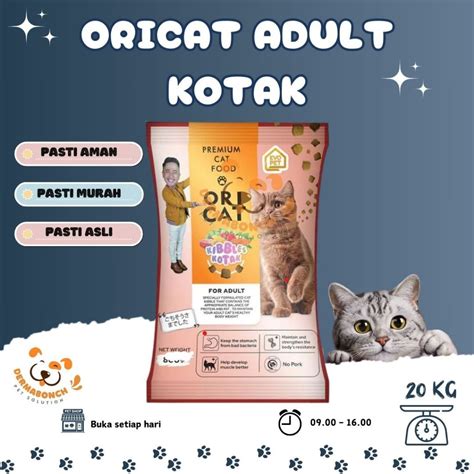 Jual MAKANAN KUCING ORICAT DRY FOOD ORI CAT ADULT DEWASA 20KG 20 KG