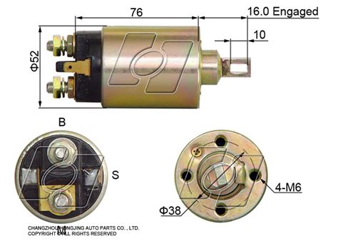 Starter Solenoid Starter Solenoid Cap Assy MITSUBISHI SYSTEM