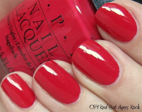 OPI Red Hot Ayers Rock Opi Red Red Hot Red