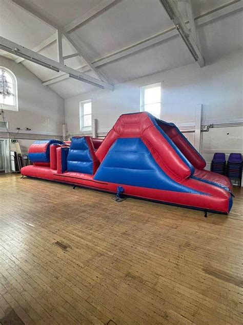 Inflatable Assault Course Bouncy Castle Hire In Cumbria Workington