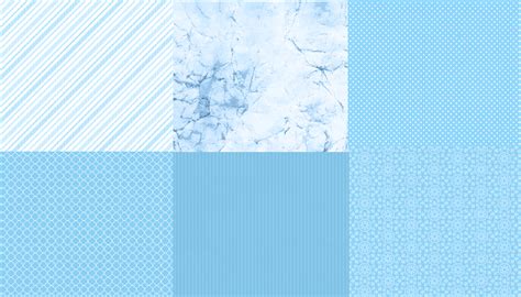 18 Fresh Fun Blue Scrapbook Papers