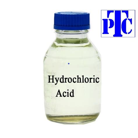 Acidic Acids Hydrochloric Acid Hcl Purity Grade Standard