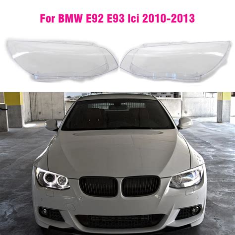 Car Front Headlight Lens Cover For Bmw E E Lci