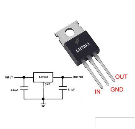 LM7812 Voltage Regulator IC Pinout Datasheet Circuit And 55 OFF