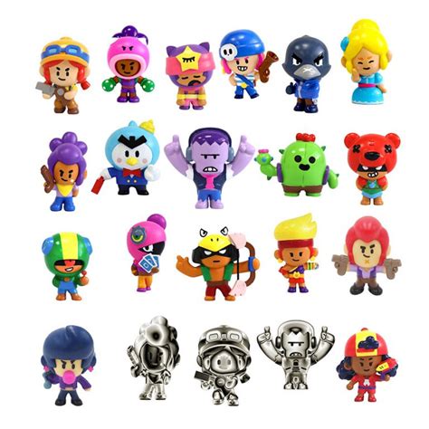 Brawl Stars Packs Deluxe 8 Figuras Colección Bizak