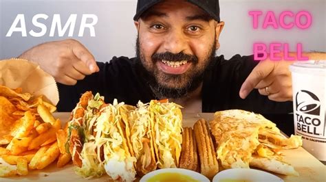 Asmr Taco Bell Nacho Cheese Naked Chicken Taco Quesadilla Chips