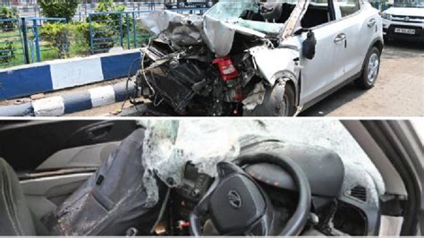 Road Accidents Four Dead As Car Hits Truck Bike Near Kolkata Airport