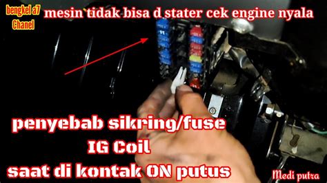 Penyebab Cek Engine Tidak Nyala Pada Suzuki Futura Youtube