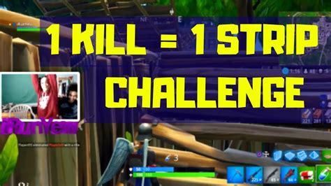 1 KILL 1 FORTNITE STRIP CHALLENGE LAPDANCE WITH MY GIRLFRIEND MUST