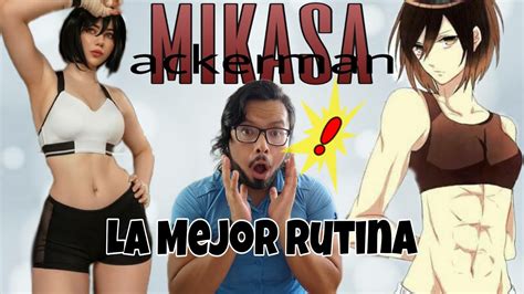 La MEJOR RUTINA para MARCAR ABDOMEN Rutina de MIKASA según Internet