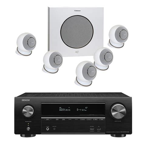 Denon Avr X1600h Dab Black Cabasse Eole 4 51 White Home Theater