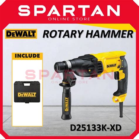 Dewalt Rotary Hammer Chipping Hammer Drilling Hammer D25133k Xd 3 Mode Sds Plus 26mm 800w