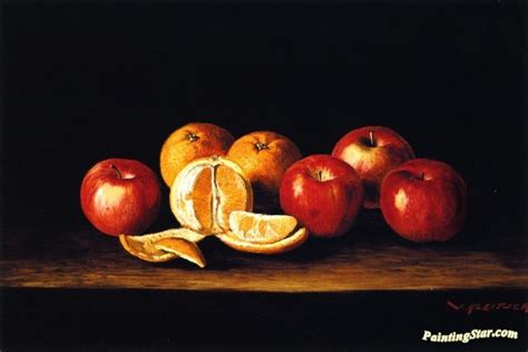 Still Life With Apples And Oranges Artwork By Joseph Kleitsch Oil Painting & Art Prints On ...